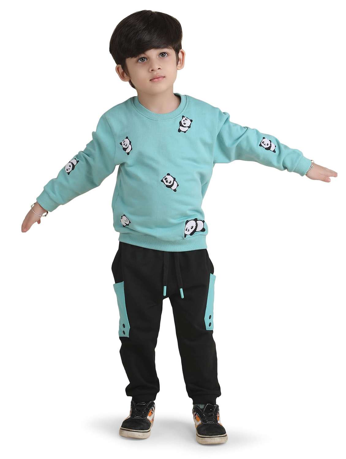 boys printed long sleeve full length  set - 22092289 -  Standard Image - 2
