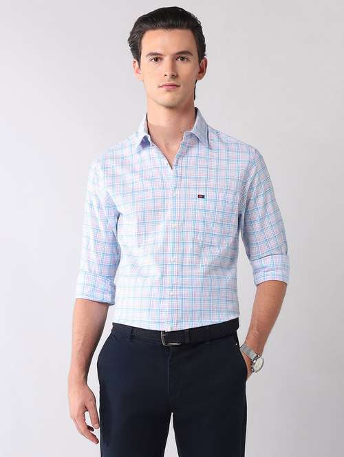 men striped long sleeve regular fit casual shirt - 22092486 -  Standard Image - 0