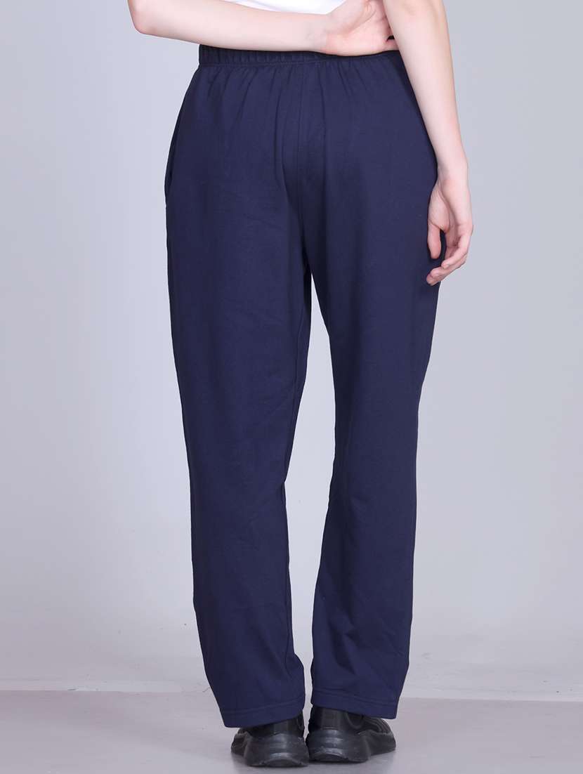 women solid mid rise relaxed fit track pant - 22092624 -  Standard Image - 2