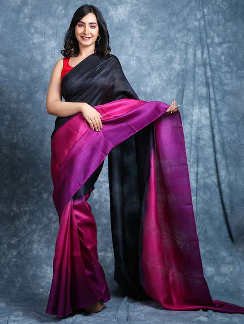 women ombre printed saree with blouse - 22092647 -  Standard Image - 0