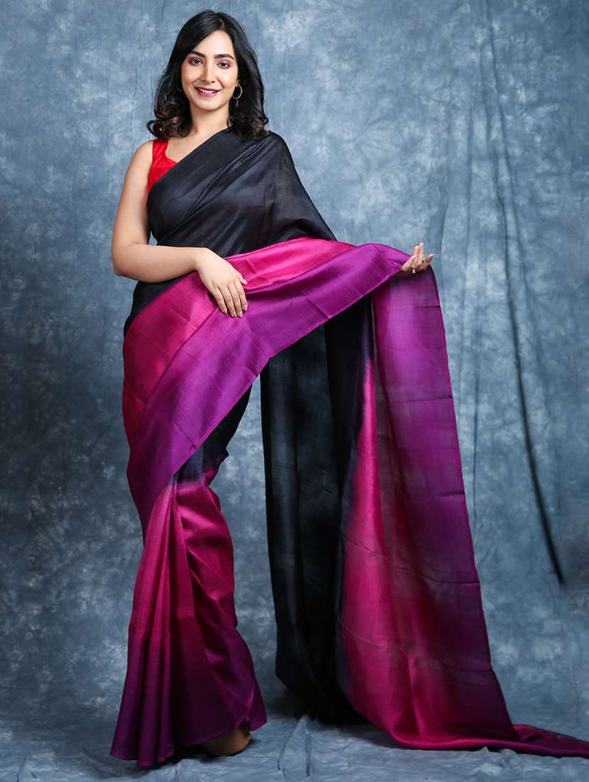 women ombre printed saree with blouse - 22092647 -  Zoom Image - 0