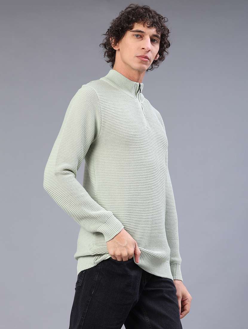 men self design long sleeve regular fit pullover  - 22092725 -  Standard Image - 2