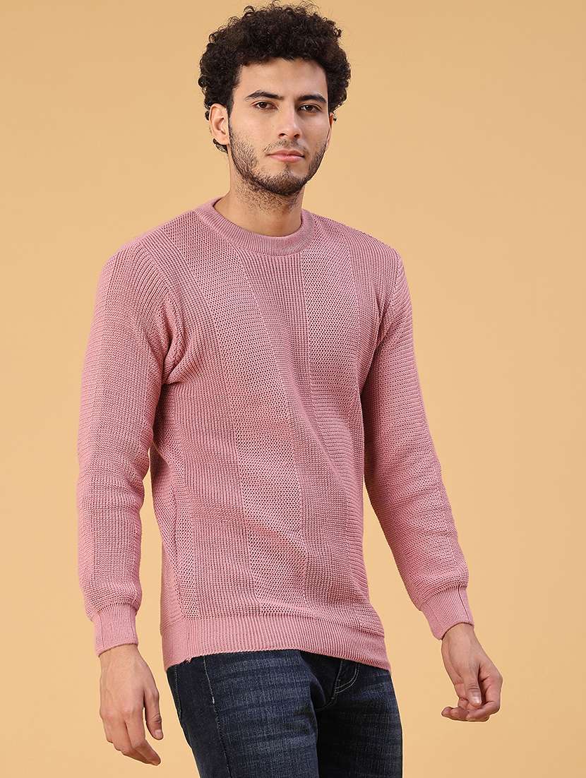 men self design long sleeve regular fit pullover  - 22092733 -  Standard Image - 2