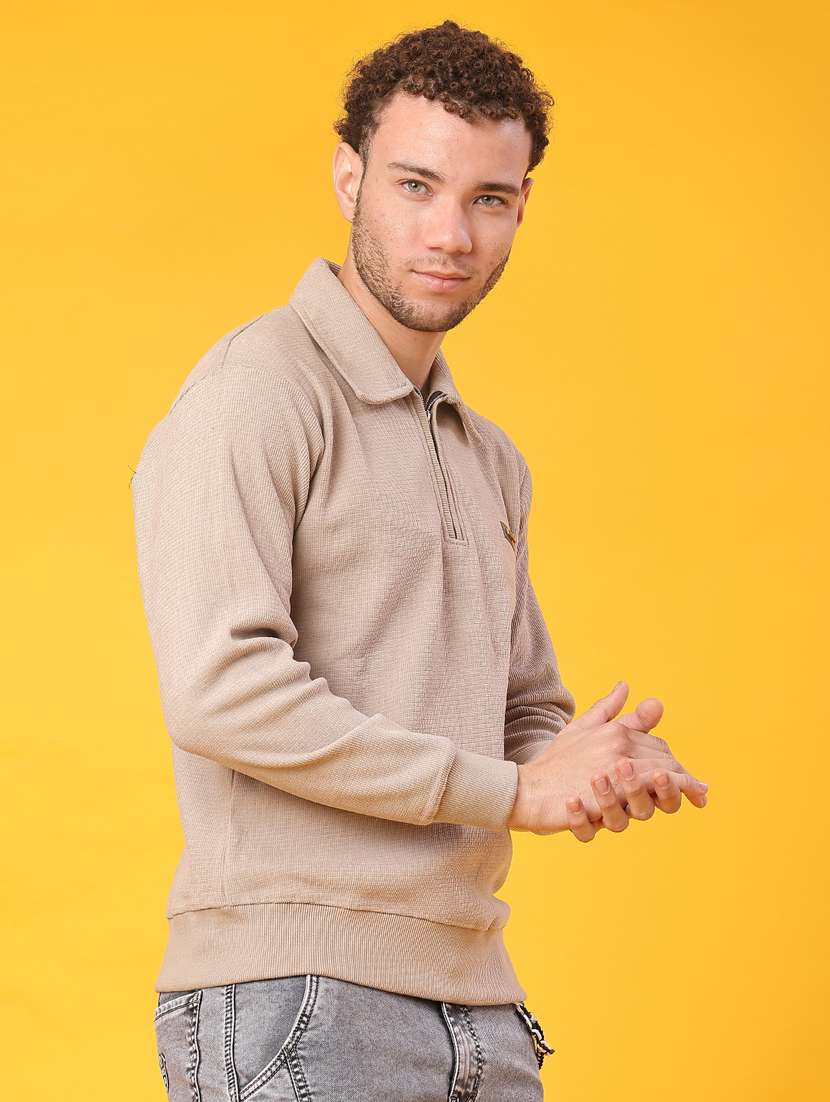 men self design long sleeve regular fit sweatshirt - 22092794 -  Standard Image - 2