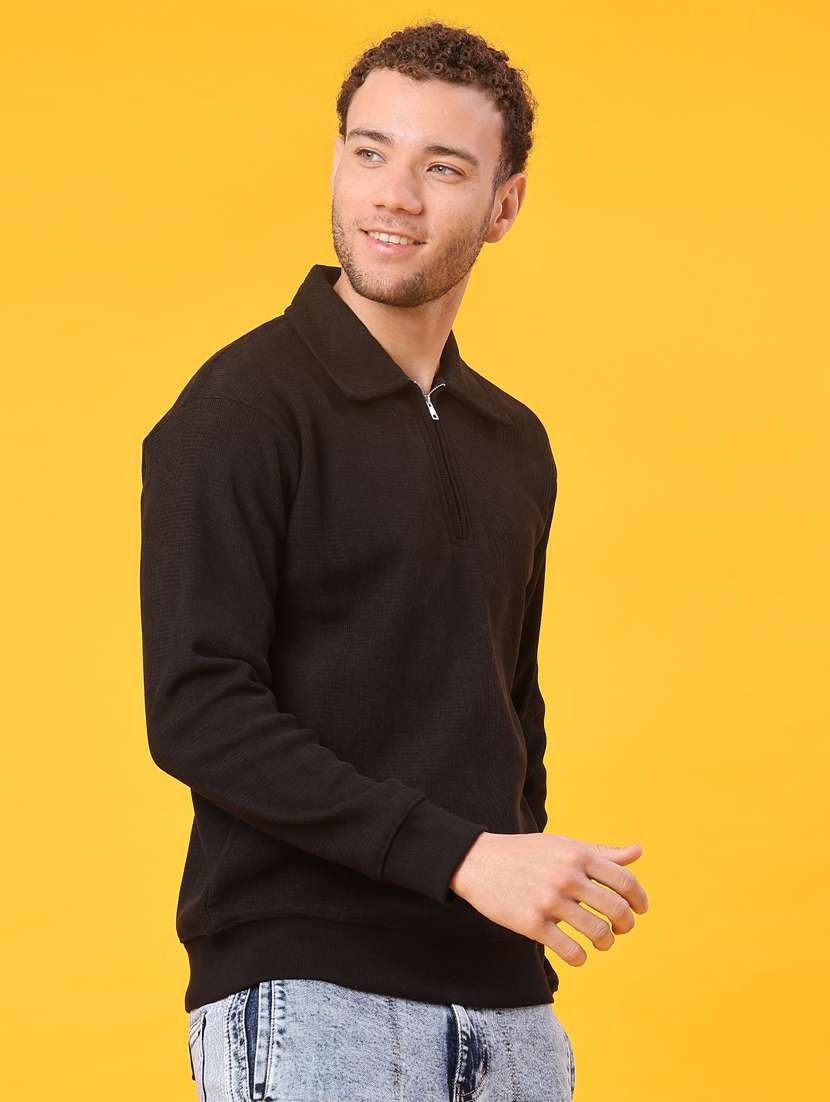 men self design long sleeve regular fit sweatshirt - 22092796 -  Standard Image - 2