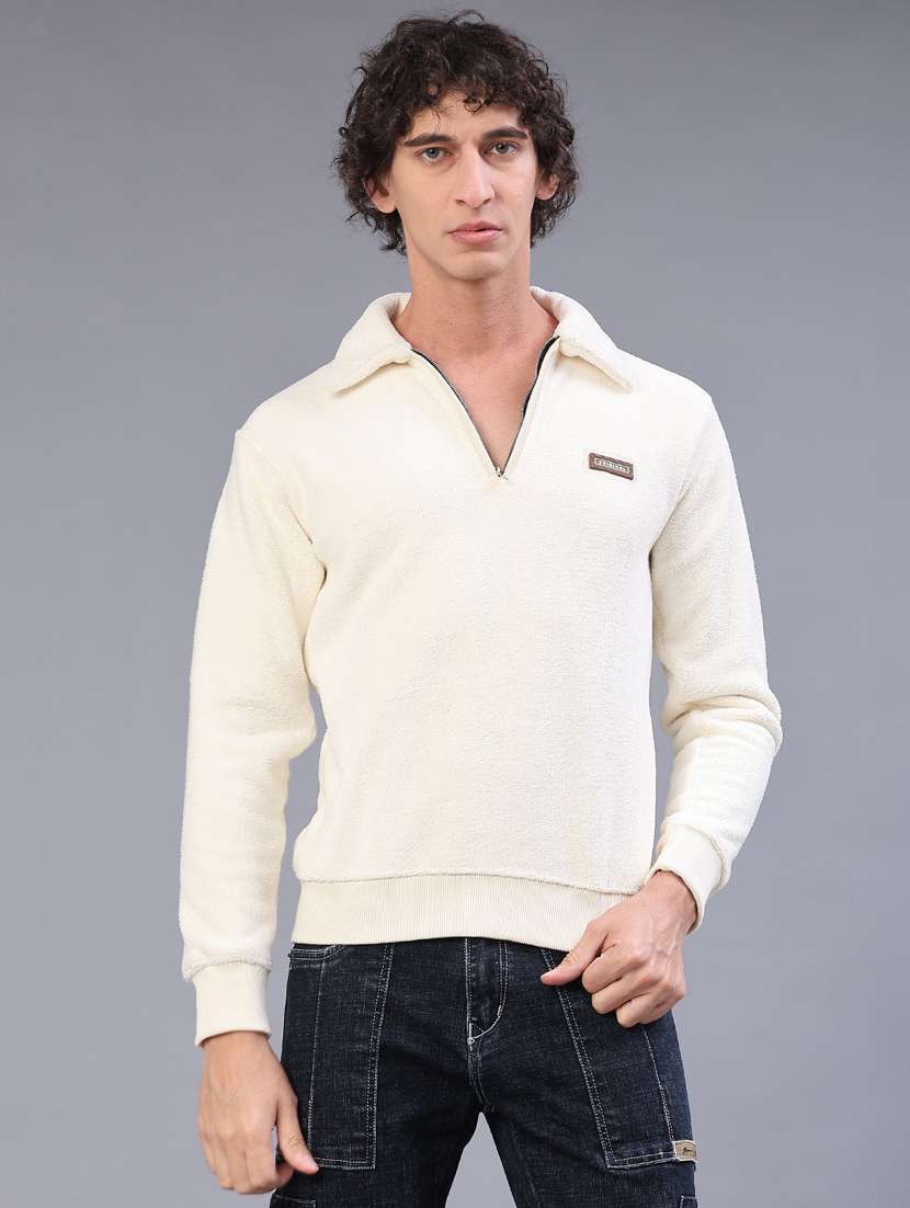 men self design long sleeve regular fit sweatshirt - 22092825 -  Standard Image - 2