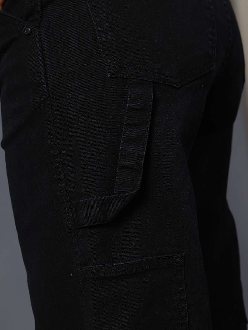 women solid mid rise straigt fit jean - 22092957 -  Standard Image - 2