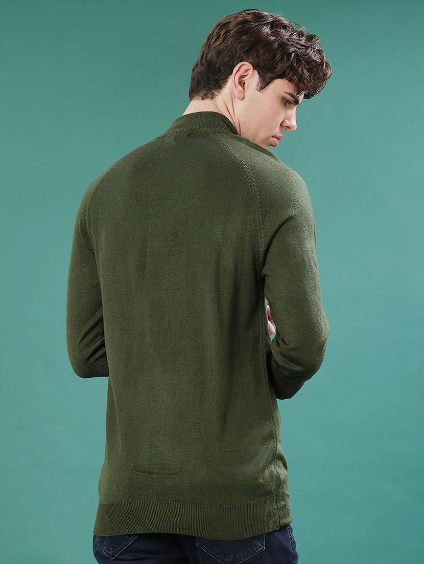 men solid long sleeve regular fit pullover - 22092966 -  Standard Image - 2