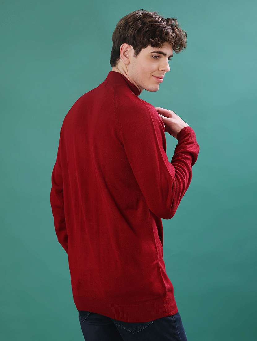 men solid long sleeve regular fit pullover - 22092967 -  Standard Image - 2