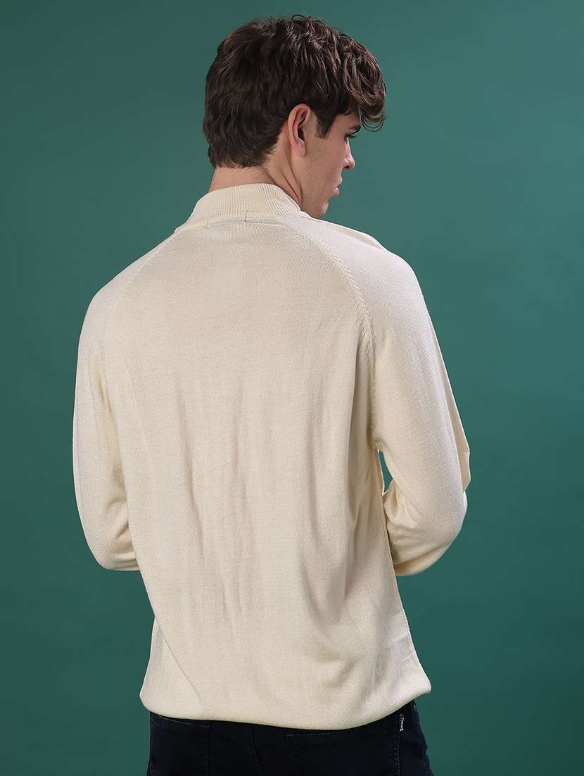 men solid long sleeve regular fit pullover - 22092969 -  Standard Image - 2