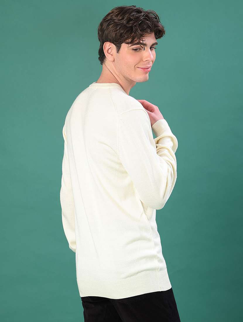 men solid long sleeve regular fit pullover - 22092982 -  Standard Image - 2