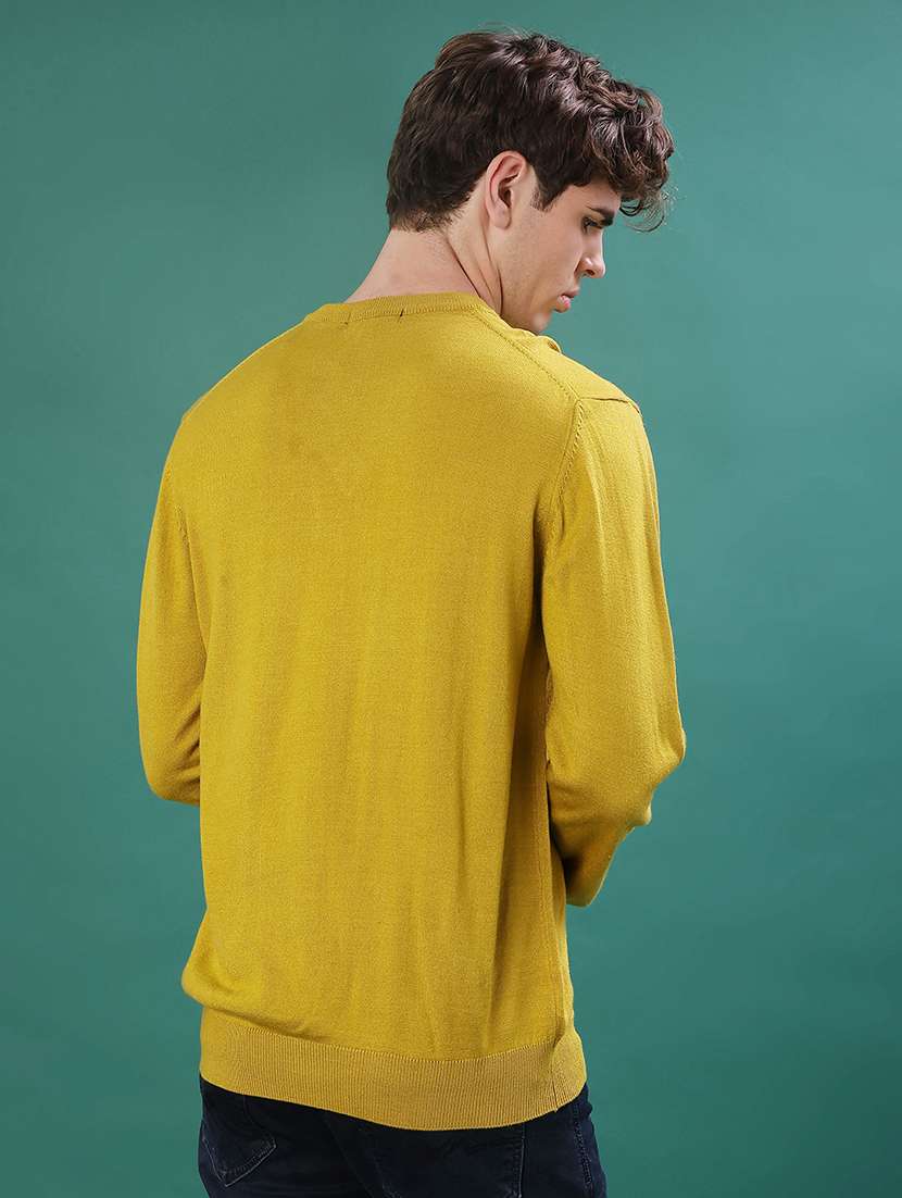 men solid long sleeve regular fit pullover - 22092983 -  Standard Image - 2