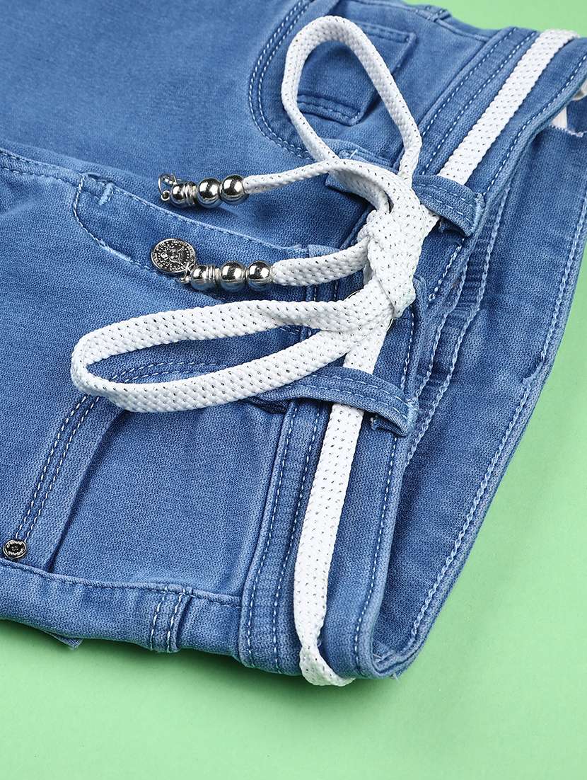 girls plain mid rise jeans  - 22092995 -  Standard Image - 2