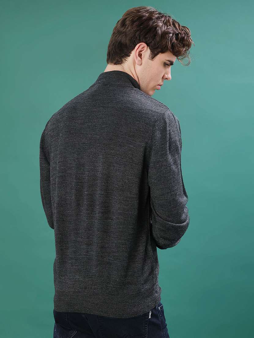 men solid long sleeve regular fit pullover - 22093064 -  Standard Image - 2