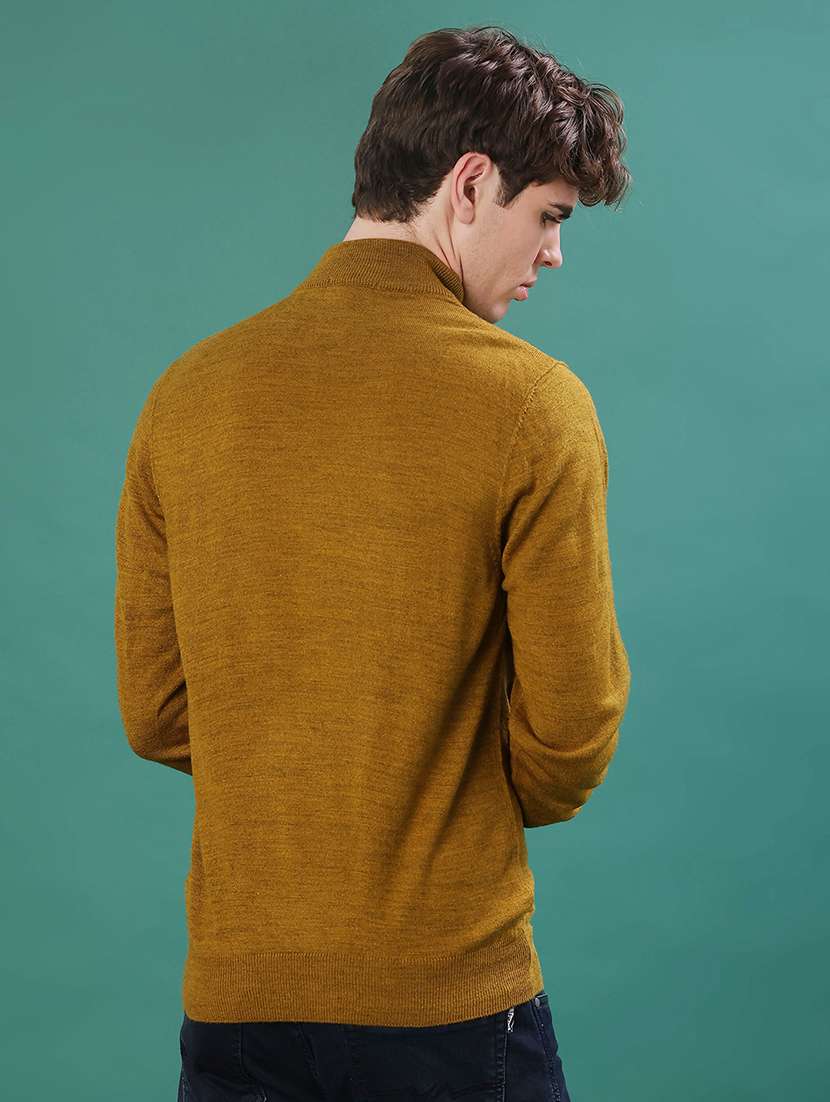 men solid long sleeve regular fit pullover - 22093066 -  Standard Image - 2