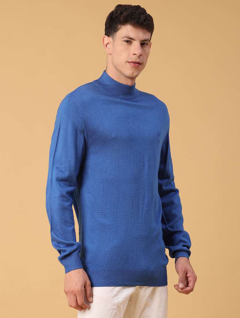 men solid long sleeve regular fit pullover  - 22093067 -  Standard Image - 2