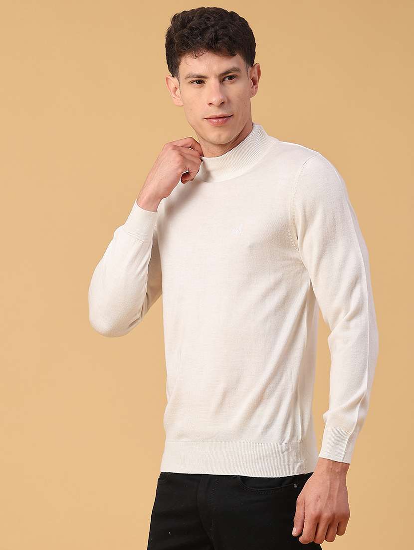men solid long sleeve regualr fit pullover - 22093069 -  Standard Image - 2