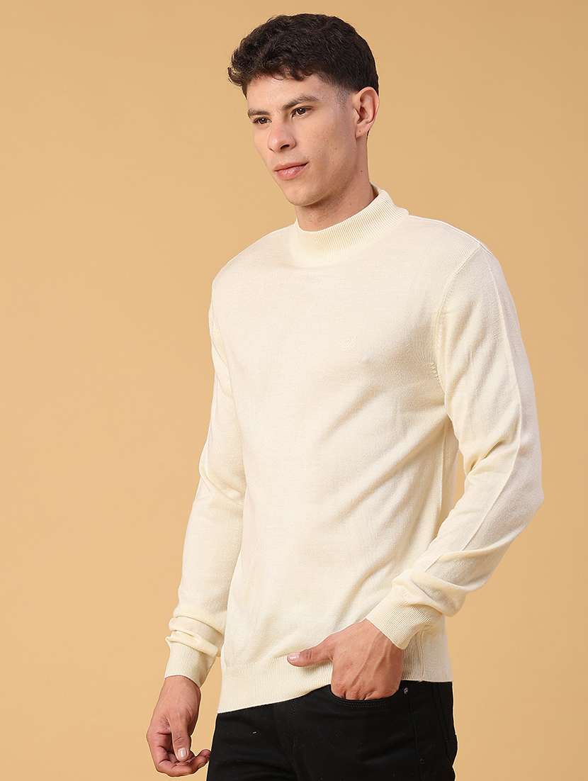 men solid long sleeve regualr fit pullover - 22093080 -  Standard Image - 2