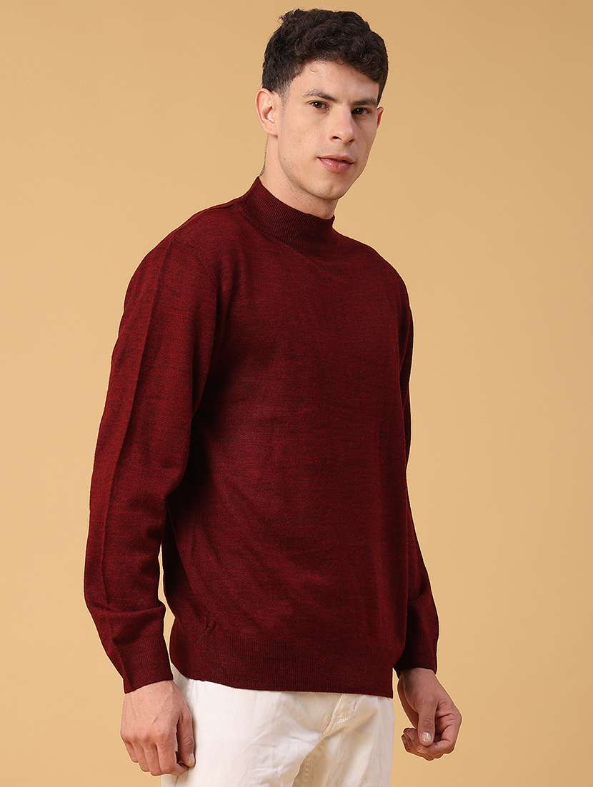 men solid long sleeve regualr fit pullover - 22093082 -  Standard Image - 2
