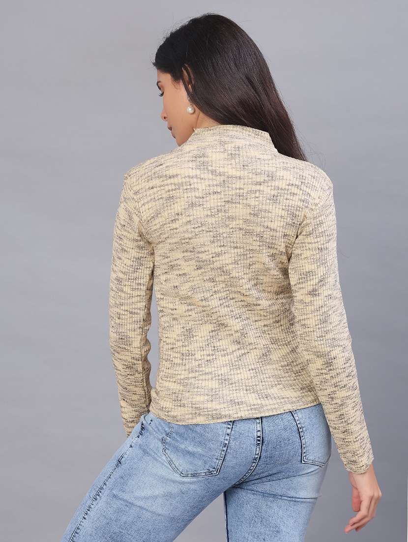 women self design long sleeve pullover - 22093105 -  Standard Image - 2