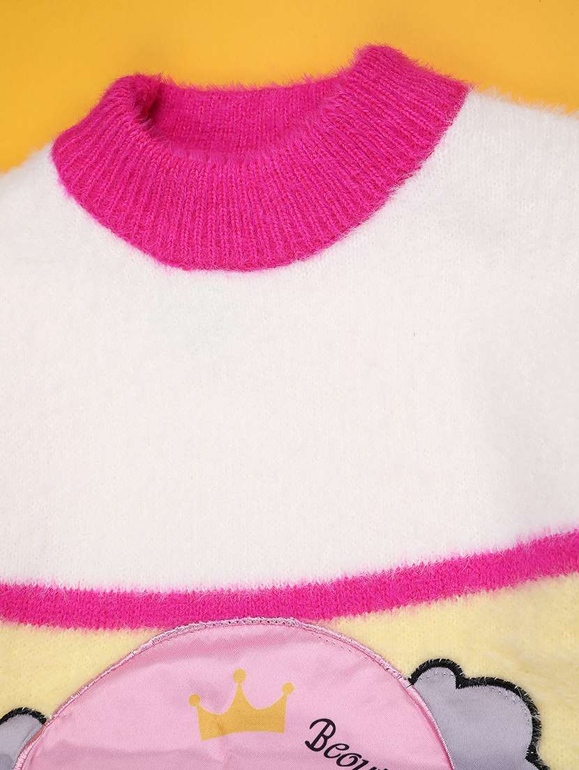 girls self designed long sleeve sweater - 22093162 -  Standard Image - 2