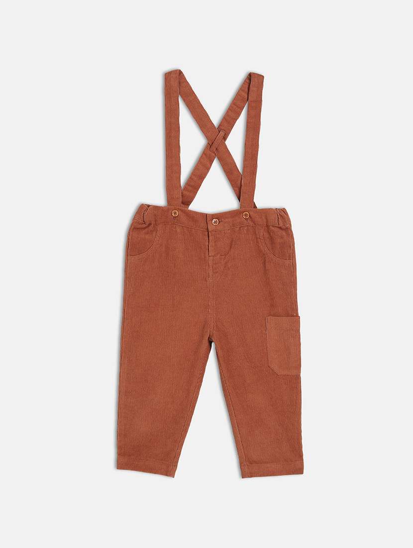 boys long sleeve shirt and dungree set - 22093590 - Standard Image - 2