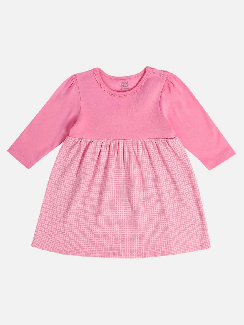 girls pack of 2 printed long sleeve a-line dress - 22093718 -  Standard Image - 2