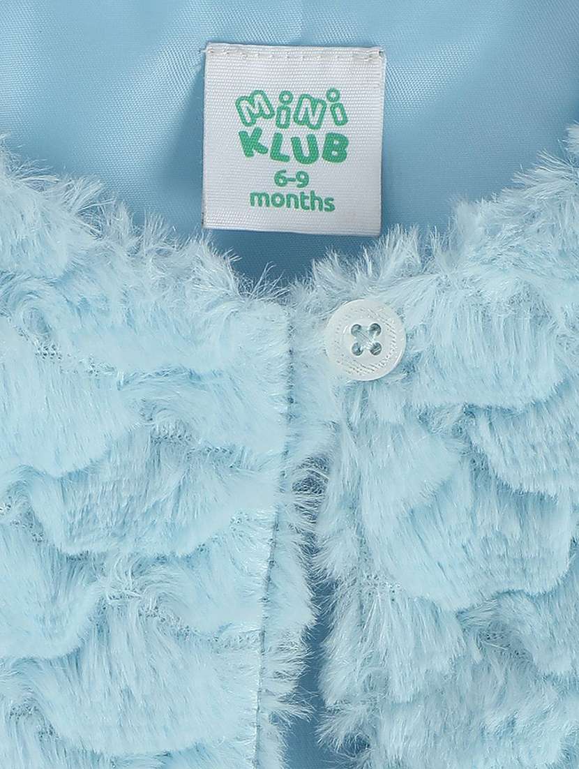 blue polyester regular jackets & coat - 22093799 -  Standard Image - 2