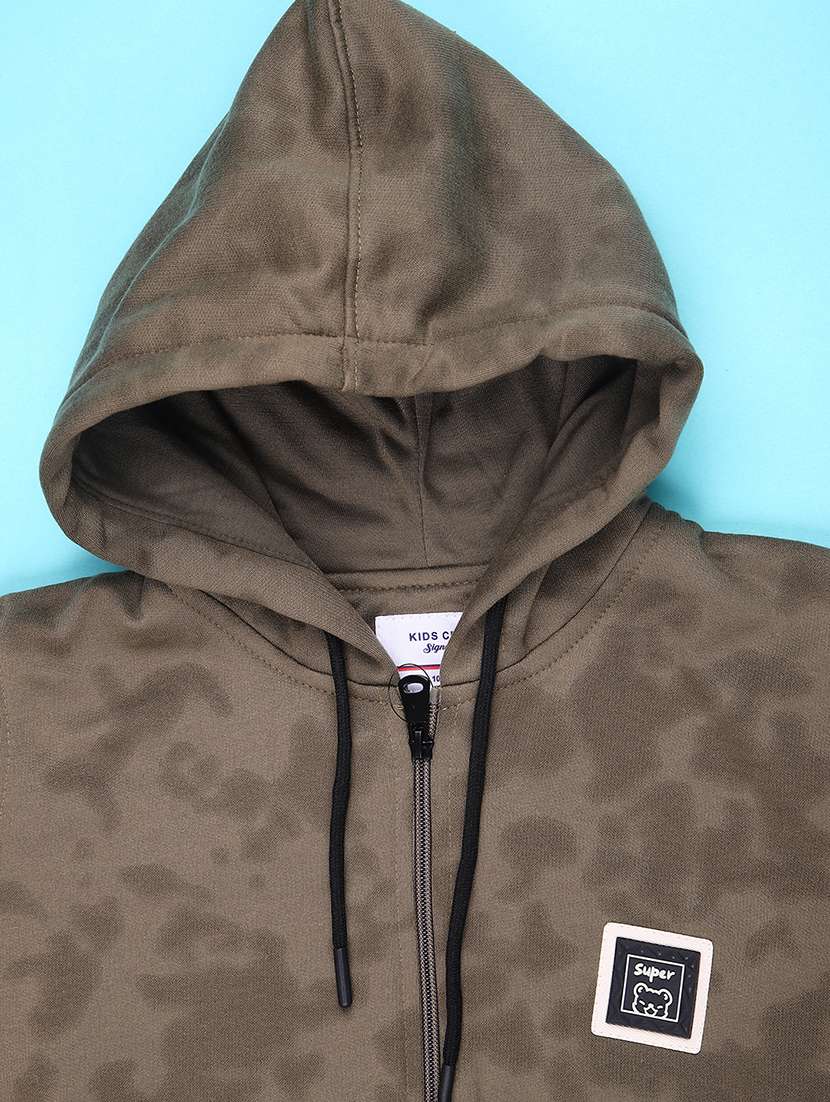 boys long sleeve hooded sweatshirt - 22094286 -  Standard Image - 2