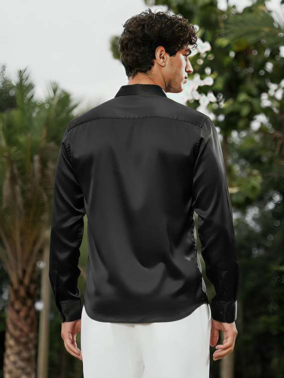 men solid long sleeve regular fit casual shirt - 22094520 -  Standard Image - 2