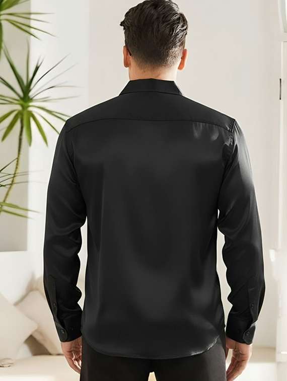 men solid long sleeve regular fit casual shirt - 22094527 -  Standard Image - 2