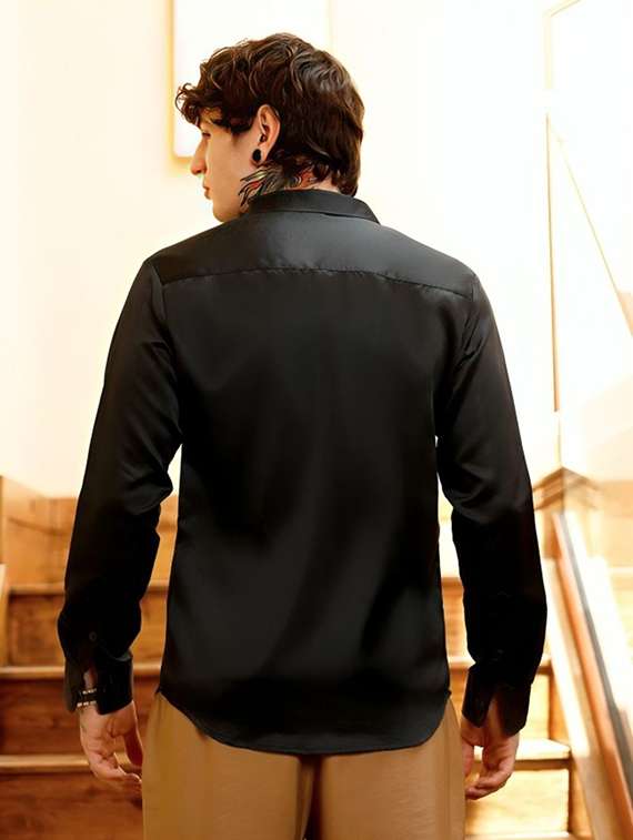 men solid long sleeve regular fit casual shirt - 22094528 -  Standard Image - 2