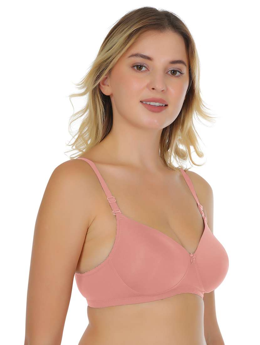 women solid lightly padded bra - 22100881 -  Standard Image - 2