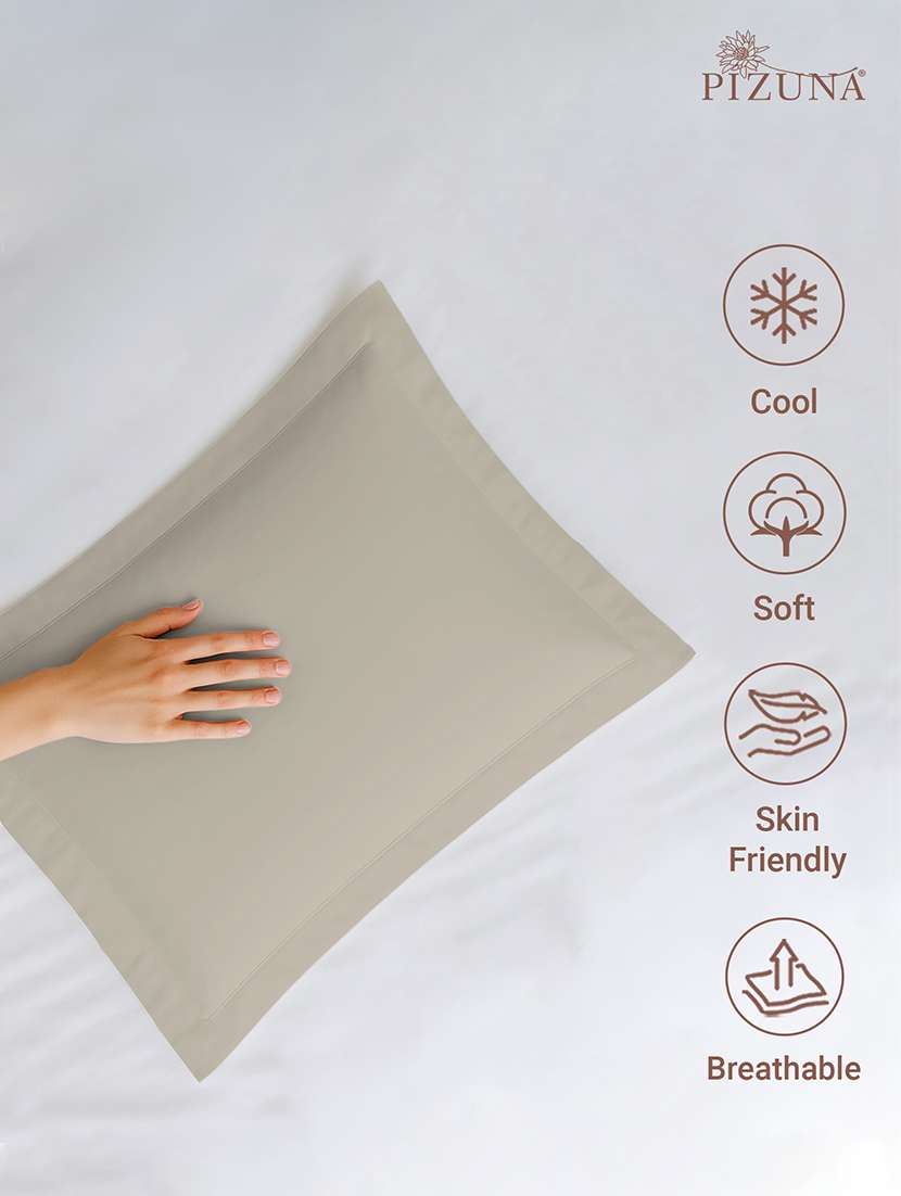 pack of 2 solid pillow - 22100897 -  Standard Image - 2
