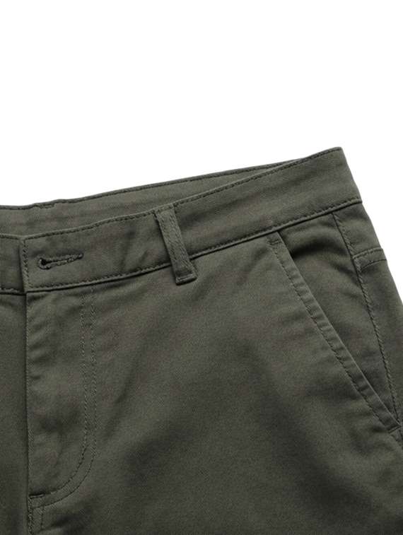 men solid mid rise lsim fit chinos - 22101081 -  Standard Image - 2