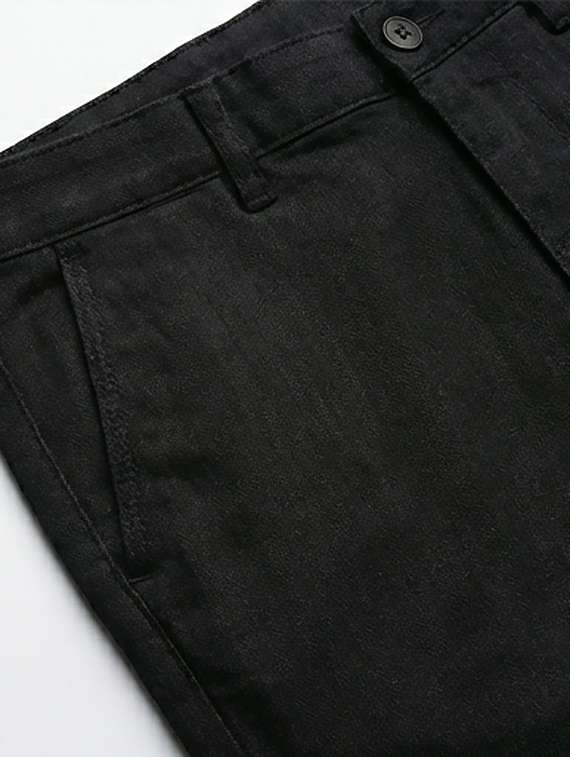 men solid mid rise sim fit chinos - 22101086 -  Standard Image - 2