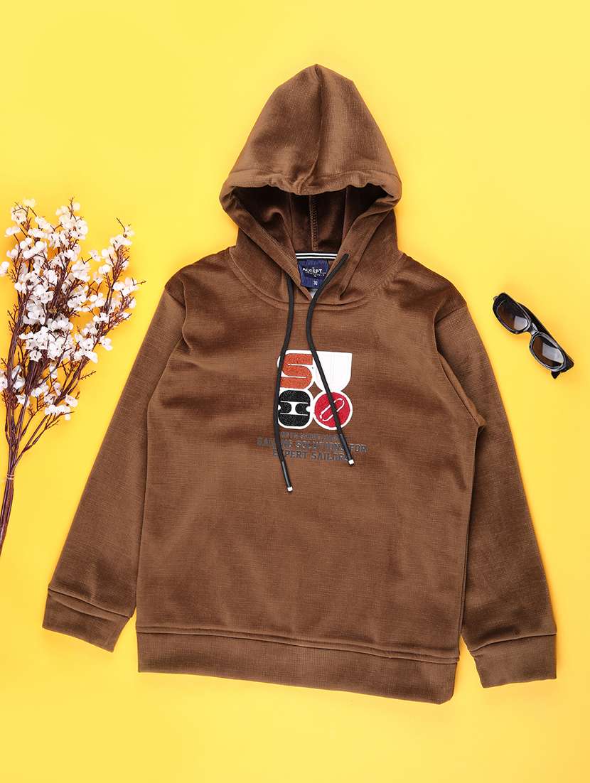 boys front print long sleeve sweatshirt