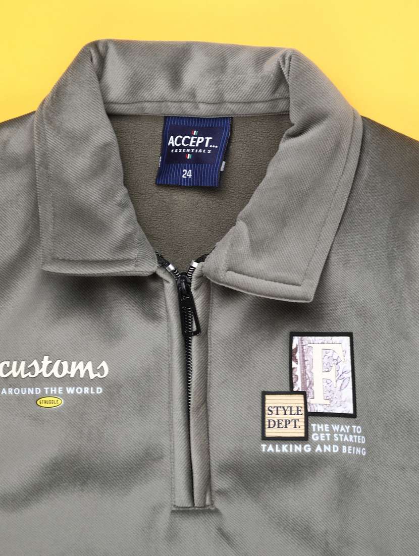 boys placement print long sleeve sweatshirt - 22101284 -  Standard Image - 2