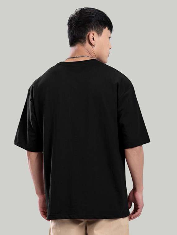 men front print short sleeve oversized t-shirt - 22101435 - Standard Image - 2