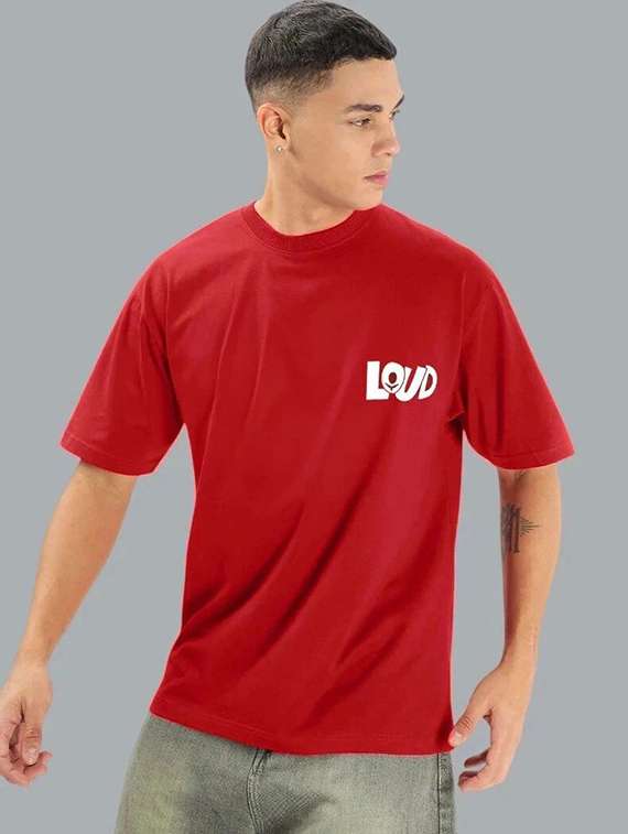 men back print short sleeve oversized t-shirt - 22101443 -  Standard Image - 2