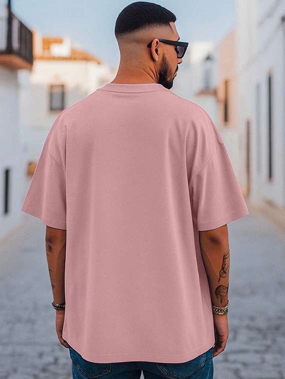 men front print short sleeve oversized t-shirt - 22101446 -  Standard Image - 2