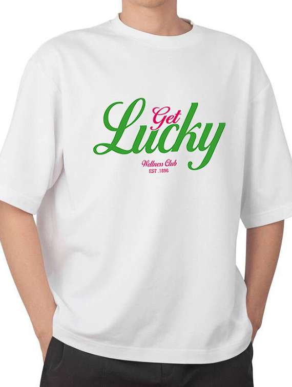 men chest print short sleeve oversized t-shirt - 22101452 -  Standard Image - 2