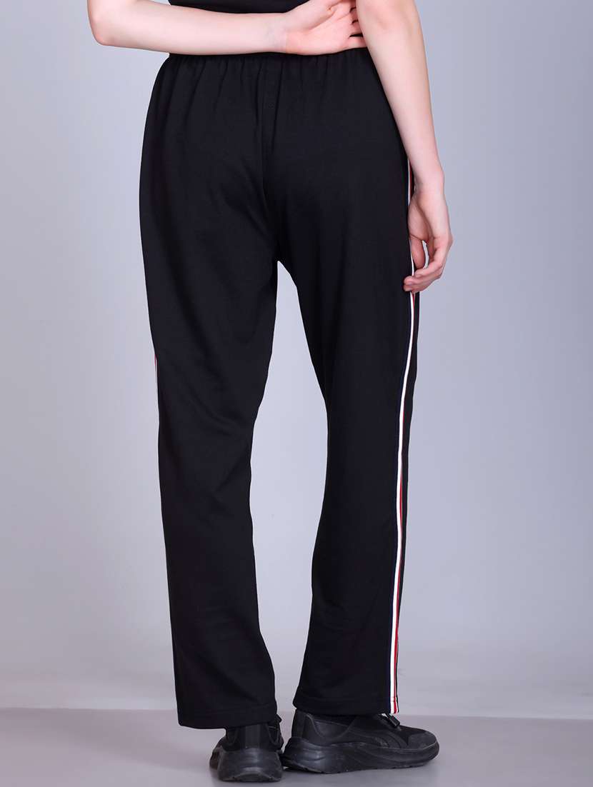 women tapered mid rise relaxed fit track pant - 22101585 -  Standard Image - 2