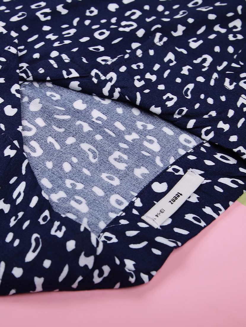 boys printed cuban collar short sleeve shirt - 22101684 -  Standard Image - 2