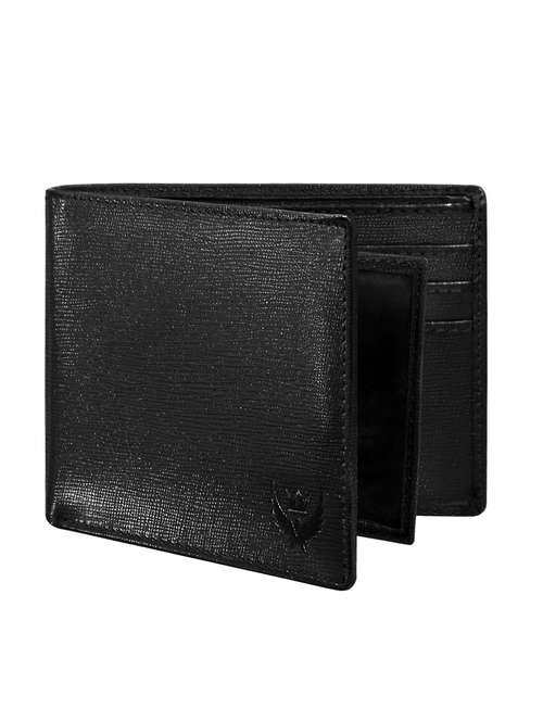 mens black leather wallet with card slots - 22101783 -  Standard Image - 0