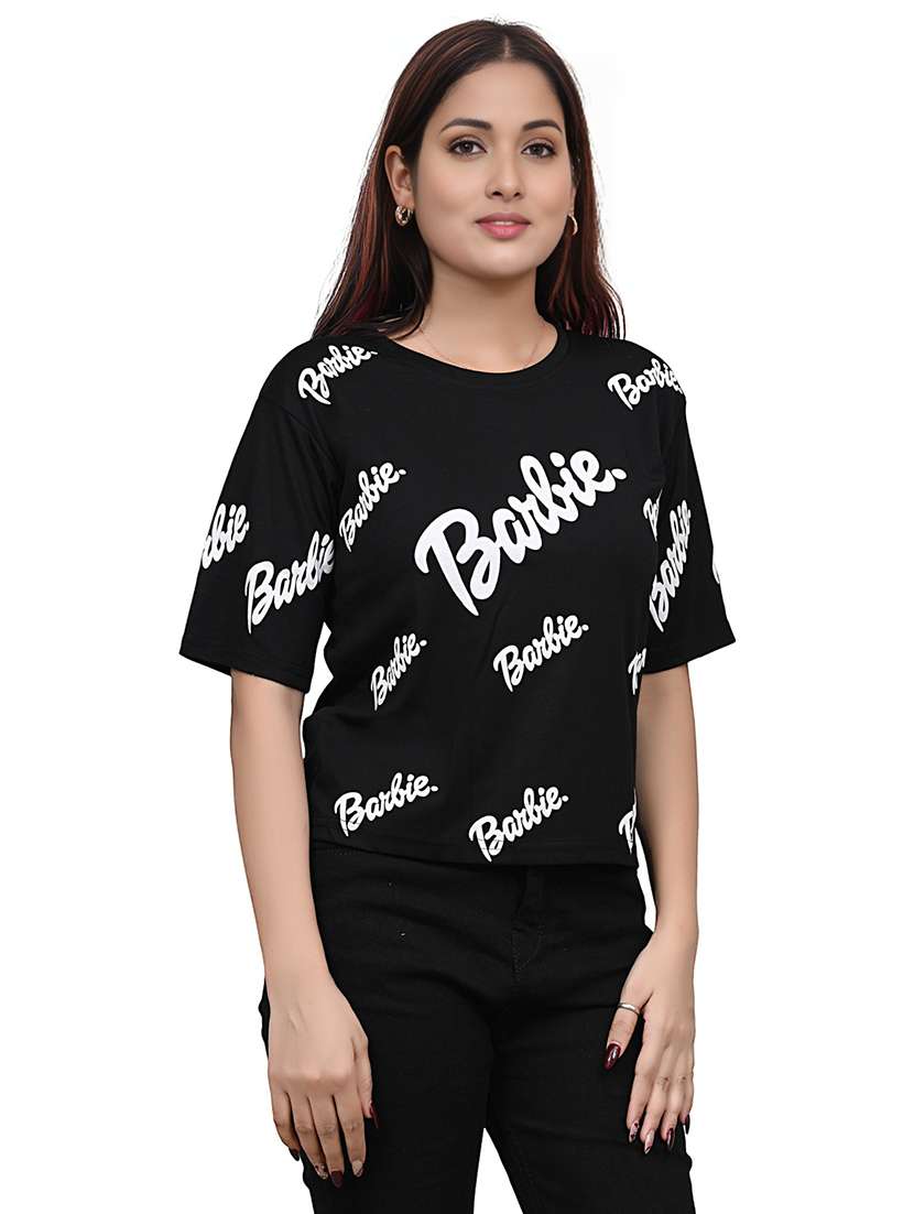 women printed short sleeve regular fit t-shirt - 22101793 - Standard Image - 2