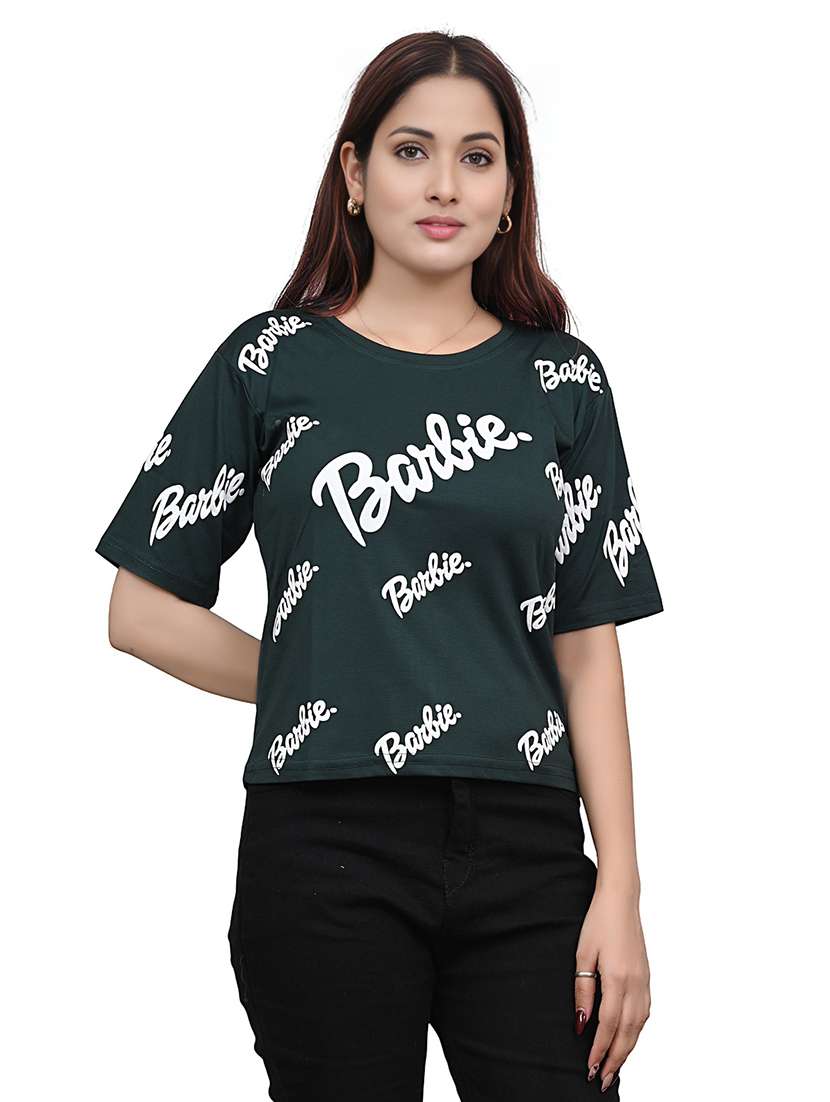women printed short sleeve regular fit t-shirt - 22101794 -  Standard Image - 2