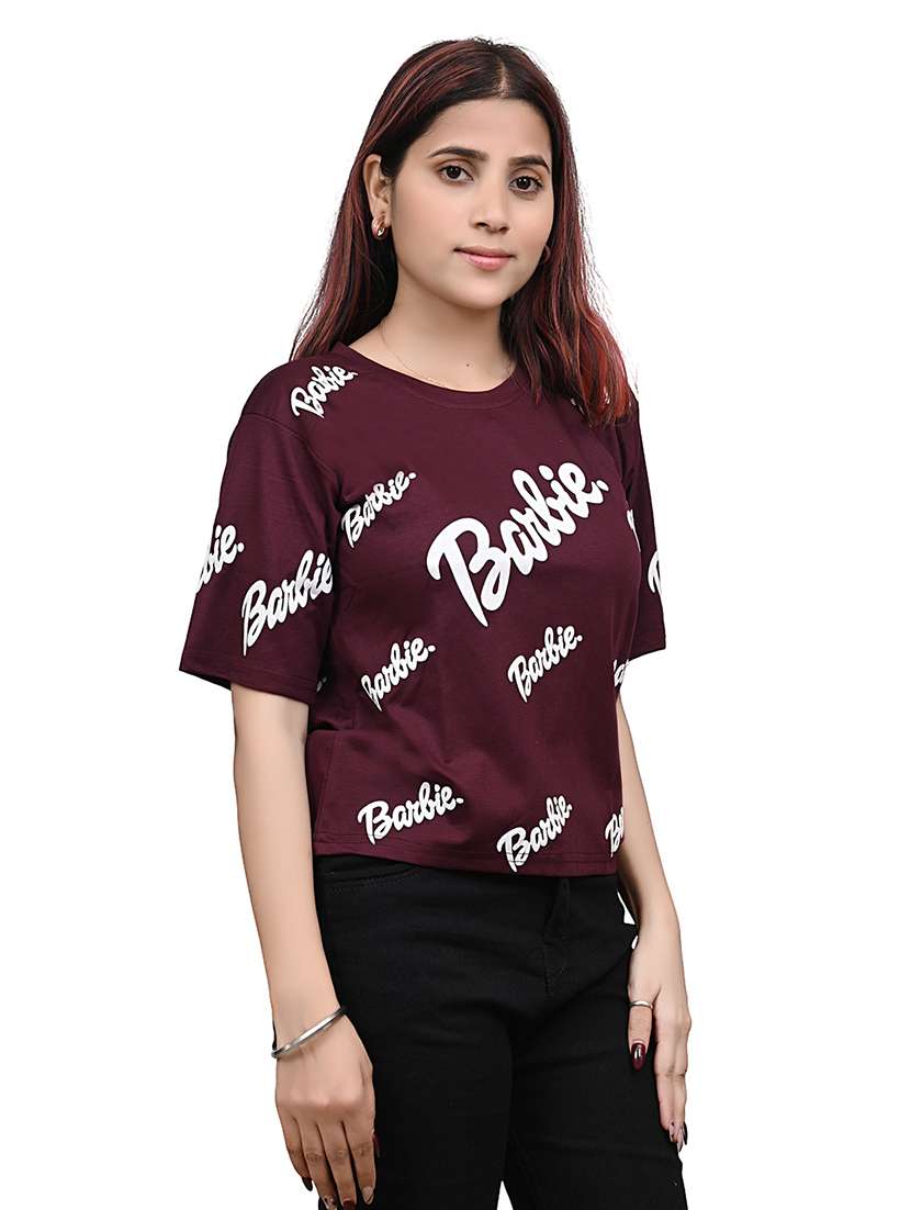 women printed short sleeve regular fit t-shirt - 22101796 - Standard Image - 2