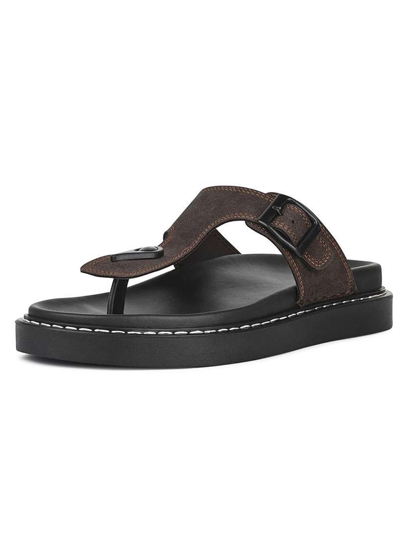 men solid toe seperator sandal - 22101907 -  Standard Image - 2