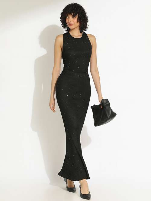 women black backless bodycon dress - 22101918 - Standard Image - 0
